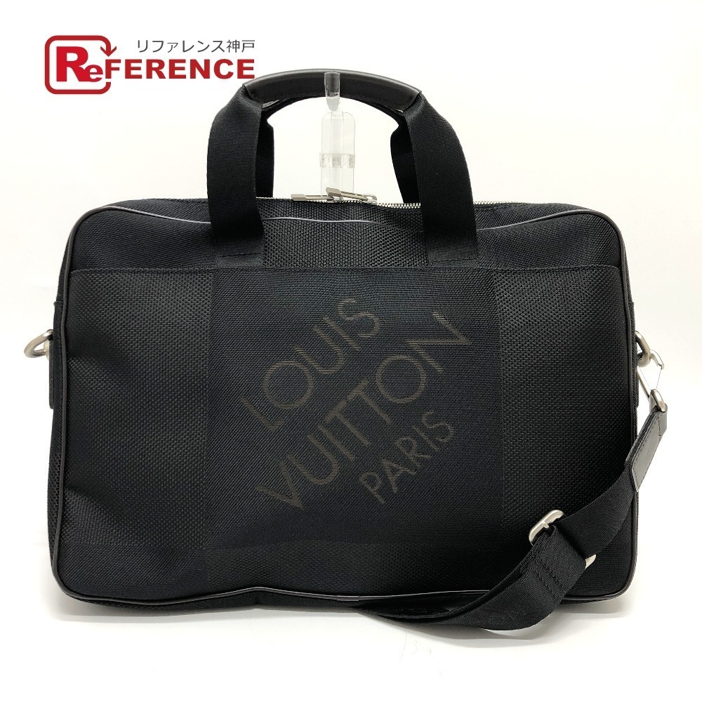 LOUIS VUITTON Damier Geant Associate Tote Bag Shoulder Crossbody Business Noir